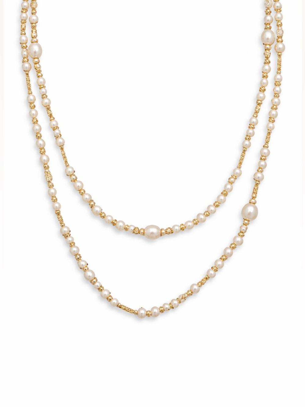 Freshwater Pearl Golden Tide Layered Necklace